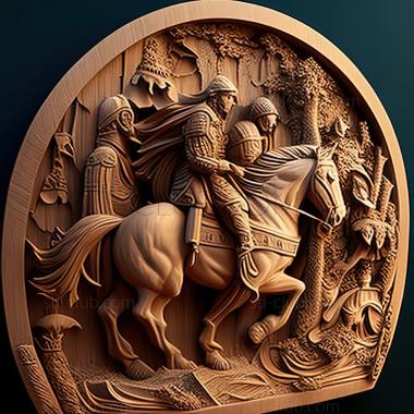 3D модель Игра Герои меча и магии III (STL)